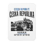 Tschechische Republik Magnet (Vertikal)