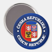 Tschechische Republik Magnet (Vorderseite/Rückseite)