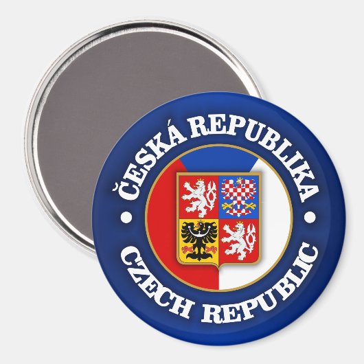 Tschechische Republik Magnet (Vorderseite/Rückseite)