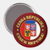 Tschechische Republik Magnet (Vorderseite/Rückseite)