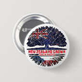 Tschechische Republik Neuseeland Neuseeland Button (Vorne & Hinten)
