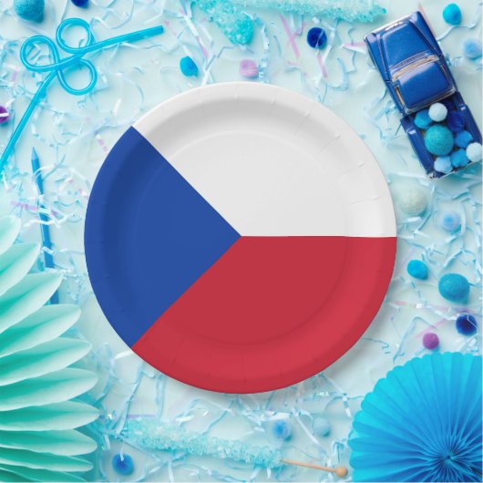 Tschechische Republik Pappteller (Party)