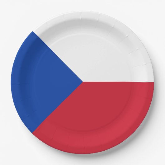 Tschechische Republik Pappteller (Vorderseite)