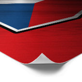 Tschechische Republik Poster (Ecke)