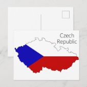 Tschechische Republik Postkarte (Vorne/Hinten)