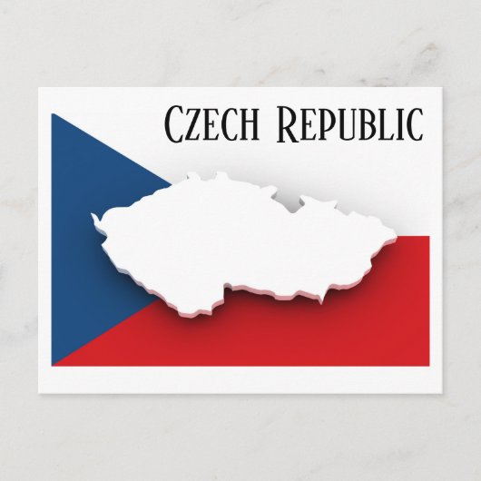 Tschechische Republik Postkarte (Vorderseite)