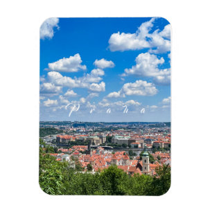Tschechische Republik. Prag. Atemberaubende Sicht  Magnet