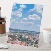 Tschechische Republik. Prag. Atemberaubende Sicht Sockelschild (In Situ)