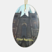 Tschechische Republik-Prag-Kirchen-Verzierung Keramikornament (Links)