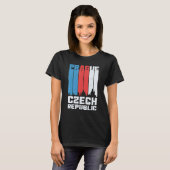 Tschechische Republik Prag Skyline Prag T-Shirt (Vorne ganz)