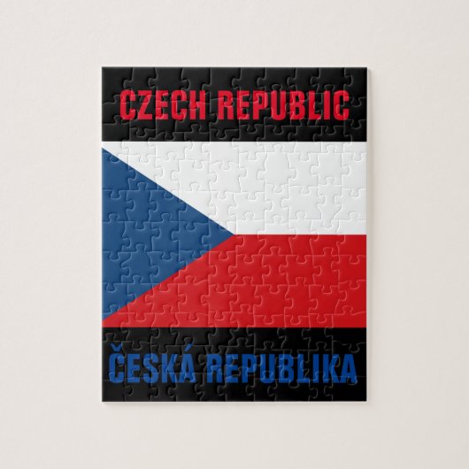 TSCHECHISCHE Republik Puzzle (Vertikal)