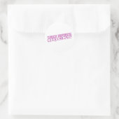 Tschechische Republik Rocks Runder Aufkleber (Tasche)