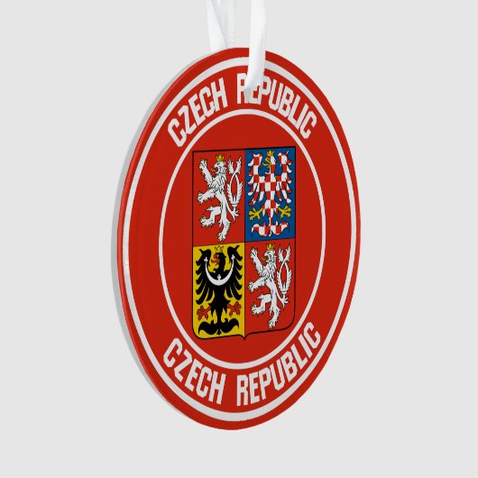 Tschechische Republik - RundEmblem Ornament (Vorderseite)