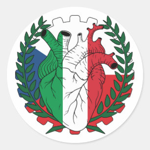 Tschechische Republik Saint Josephs Italien Runder Aufkleber