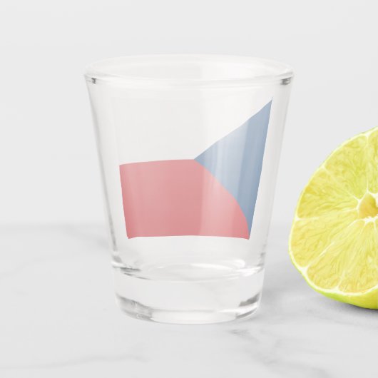TSCHECHISCHE REPUBLIK SCHOTTGLAS SCHNAPSGLAS (Rückseite)