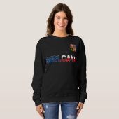 Tschechische Republik - Seelachsflagge Sweatshirt (Vorne ganz)