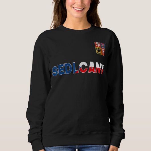 Tschechische Republik - Seelachsflagge Sweatshirt (Vorderseite)