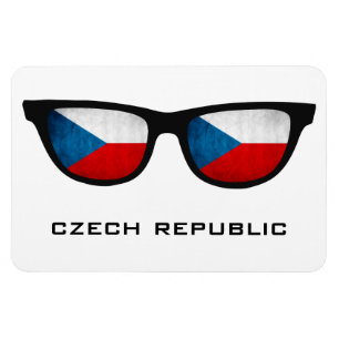 Tschechische Republik Shades benutzerdefinierte Te Magnet
