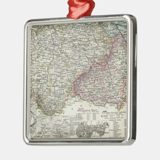 Tschechische Republik Silbernes Ornament (Links)