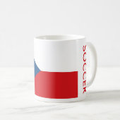 TSCHECHISCHE REPUBLIK SOCCER KAFFEETASSE (VorderseiteRechts)