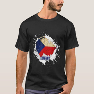 Tschechische Republik Splash T-Shirt