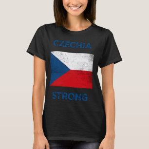 Tschechische Republik Strong, Flag Tschechische Re T-Shirt