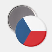 Tschechische Republik - Symbol für die Landesflagg Magnet (Vorderseite/Rückseite)