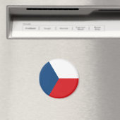 Tschechische Republik - Symbol für die Landesflagg Magnet (In Situ (Geschirrspüler))