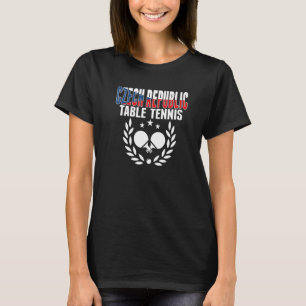 Tschechische Republik Tischtennis Tschechisches Pi T-Shirt
