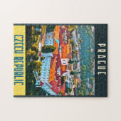 Tschechische Republik Tourismus-Poster Puzzle (Horizontal)