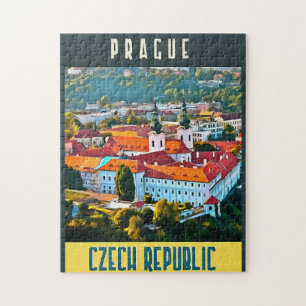 Tschechische Republik Tourismus-Poster Puzzle