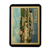 Tschechische Republik-Vintage Reise Prags Magnet (Vertikal)