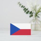 Tschechische Republik Visitenkarte (Stehend Vorderseite)