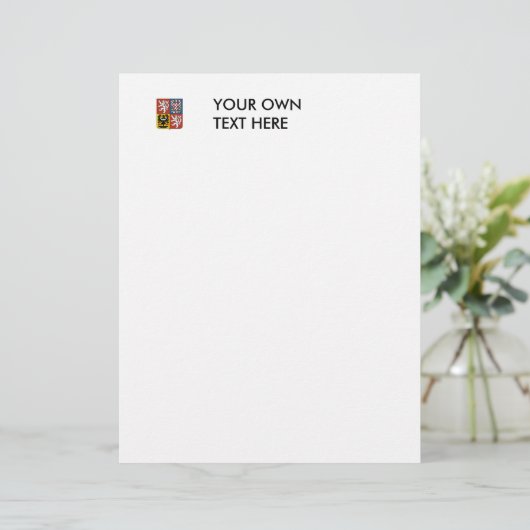 Tschechische Republik - Wappen (Stehend Vorderseite)