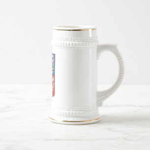 Tschechische Republik-Wappen Bierglas