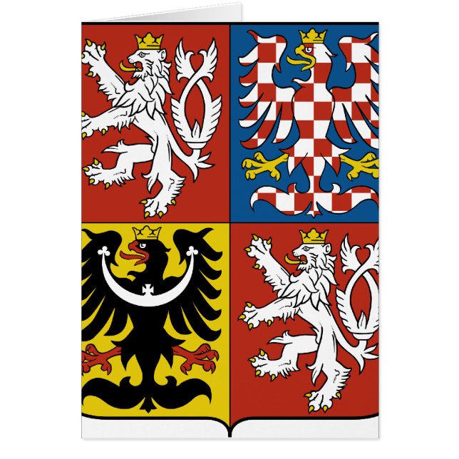 Tschechische Republik-Wappen CZ (Vorne)