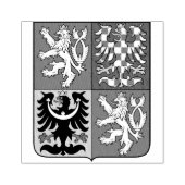 Tschechische Republik Wappen Kautschuk BRIEFMARKE Gummistempel (Prägung)
