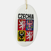 Tschechische Republik Wappen Keramik Ornament (Rechts)