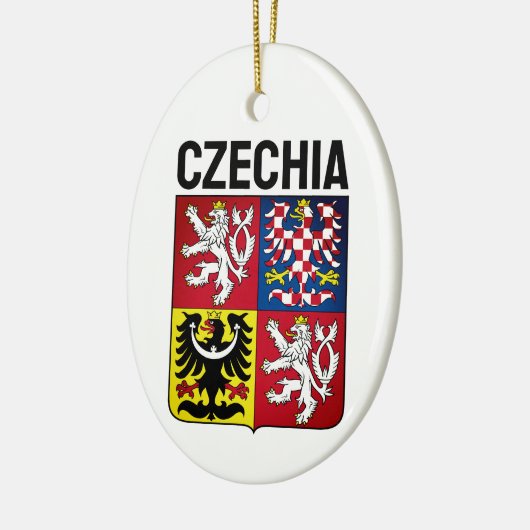 Tschechische Republik Wappen Keramik Ornament (Links)