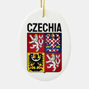 Tschechische Republik Wappen Keramik Ornament