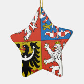 Tschechische Republik Wappen Keramikornament (Links)