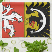 Tschechische Republik-Wappen Küchentuch (Gefaltet)
