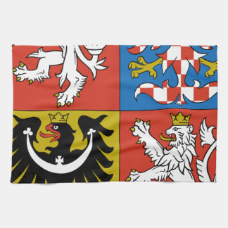 Tschechische Republik-Wappen Küchentuch