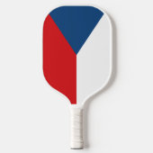 Tschechische Republik Wappen Pickleball Schläger (Vorderseite)
