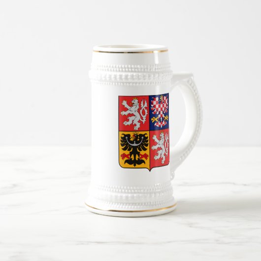 Tschechische Republik-Wappen Tasse (VorderseiteRechts)