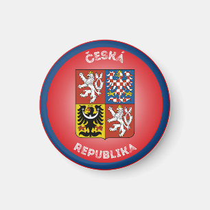 Tschechische Republik - Wappenschildkröte Magnet