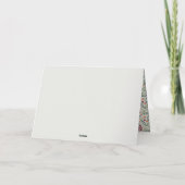 Tschechische Sprache Frohe Weihnachten & ein gutes (Rückseite)