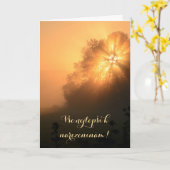 Tschechische Sprache herrlicher Sonnenaufgang Gebu Karte (Gelbe Blume)