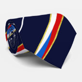 Tschechische Streifenflagge Krawatte (Gerollt)