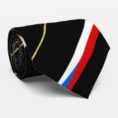 Tschechische Streifenflagge Krawatte (Gerollt)